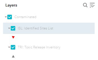 picture of grayed out layers